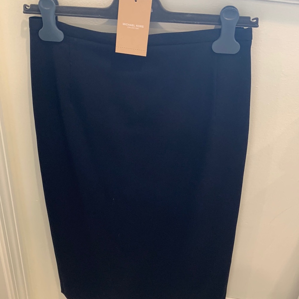 Navy Michael Kors pencil skirt